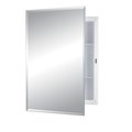 Deluxdesigns 16 x 22 in. Bevel Mirror Medicine Cabinet DE2608161